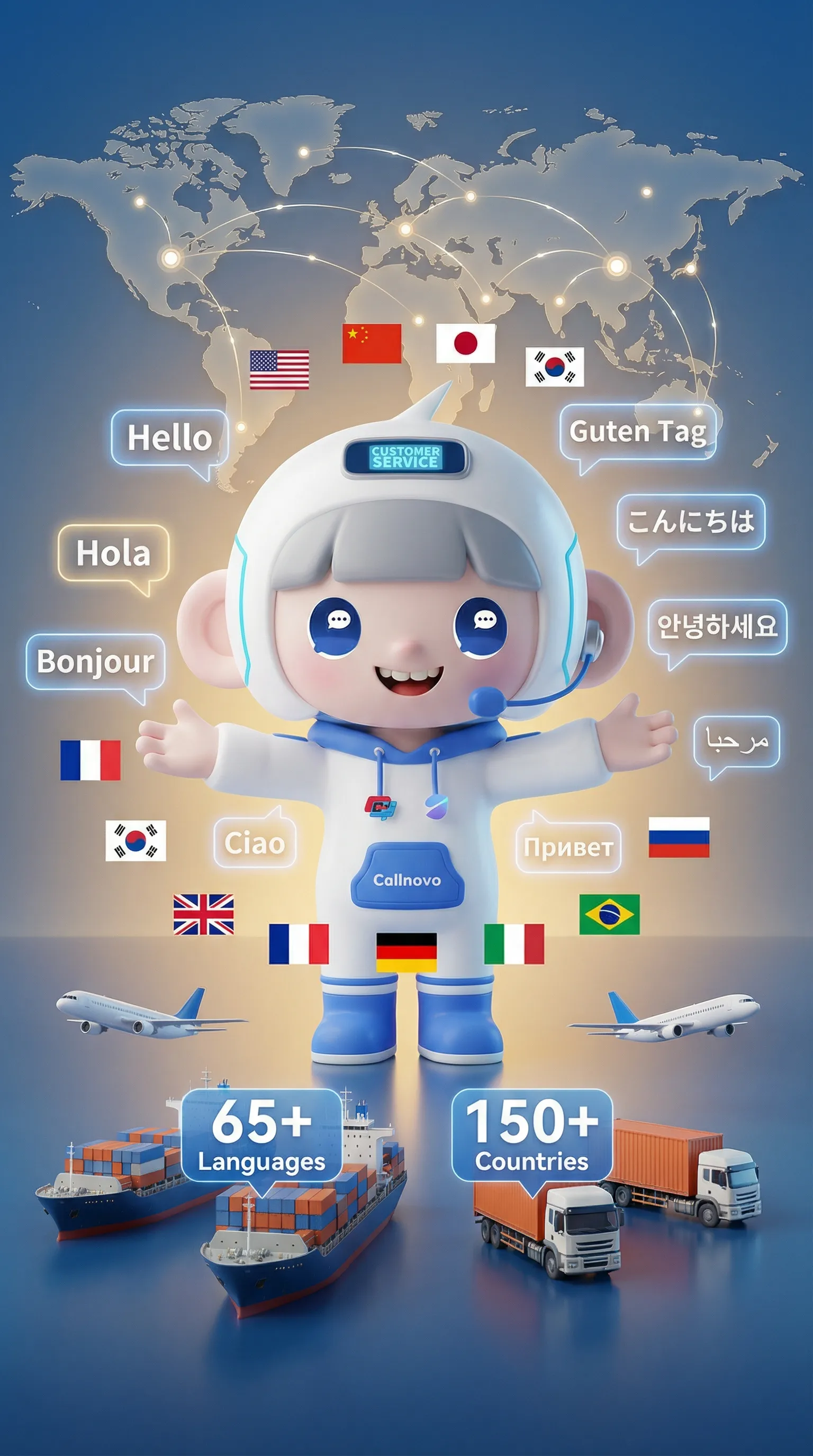 65+ Languages Support